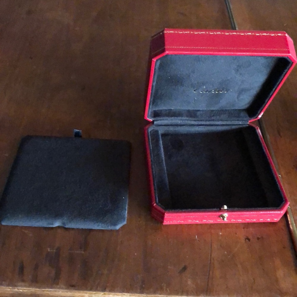 Cartier jewelry boxes authentic